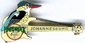 Johannesburg - bird guitar - Kingfisher- gold base