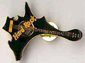 Formentera - black island-shaped guitar