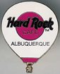Albuquerque - white/black/pink hot air balloon