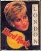 London - black rectangle with logo and Lady Diana