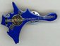 Formentera - blue island-shaped guitar