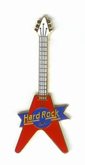 Pre-Unification Canadian Staff Red Flying V Guitar